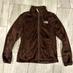 NORTH FACE women’s brown Osito full zip jacket size medium